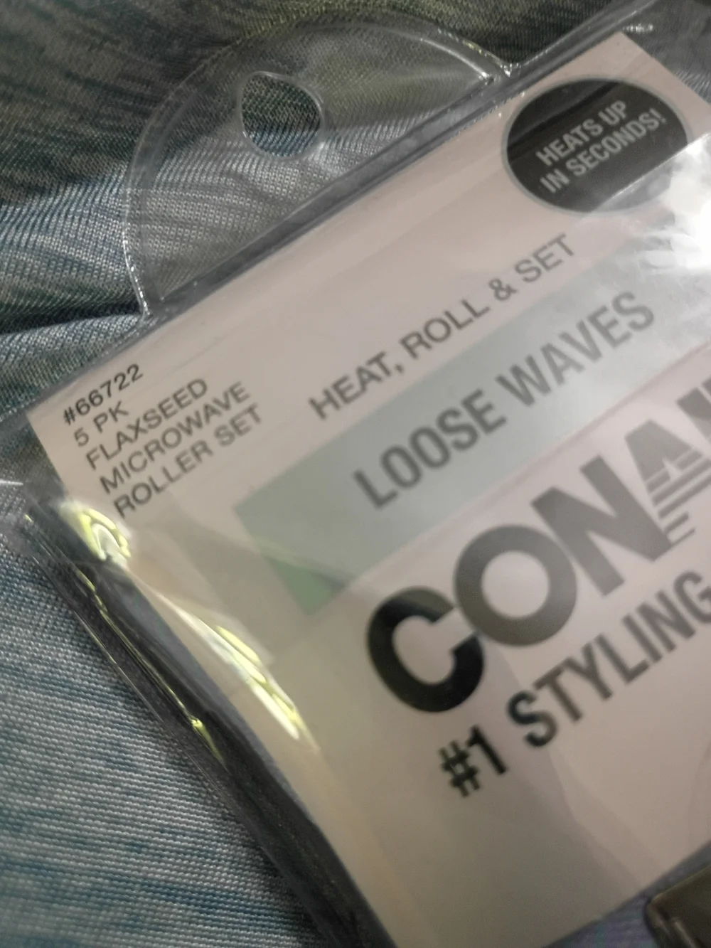Loose Waves Microwave Roller Set - Flaxseed